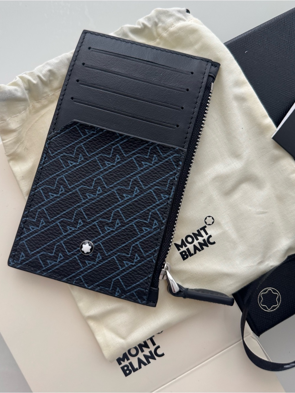 MONTBLANC EXTREME 3.0 CARD HOLDER / WALLET 8CC WITH ZIPPED POCKET